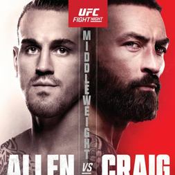 martian ozzy show ufc allen vs craig