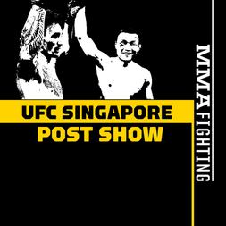 ufc singapore post fight show reaction to holloways vicious ko korean zombies retireme